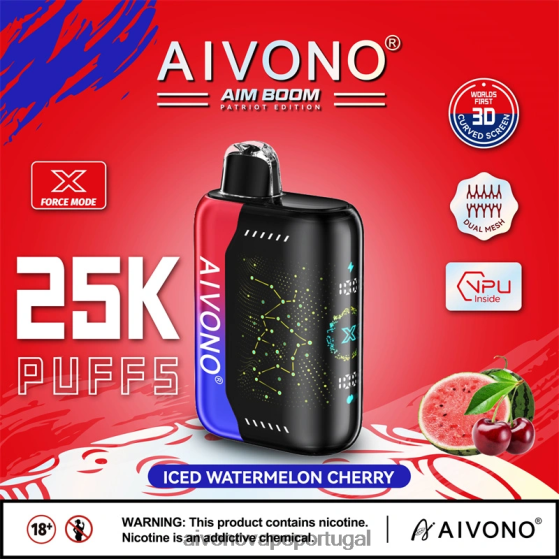 cereja de melancia gelada Aivono AIM BOOM 25000 280DJX347 | Aivono Portugal